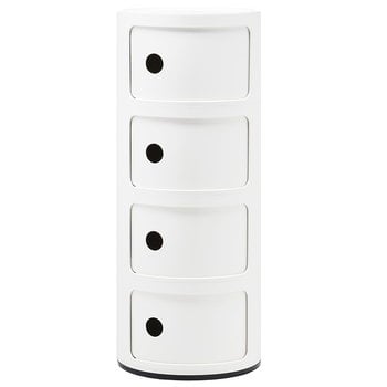 Storage units, Componibili storage unit, 4 modules, white, White