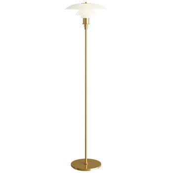 Floor lamps, PH 3 1/2 - 2 1/2 floor lamp, metallised brass, Gold