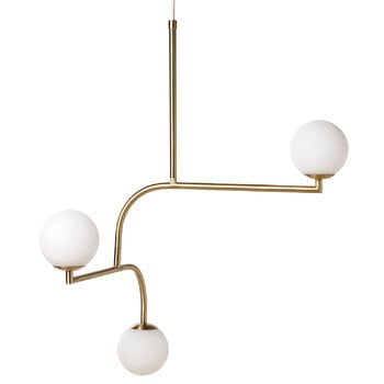 Pendant lamps, Mobil 70 pendant, brass, Gold