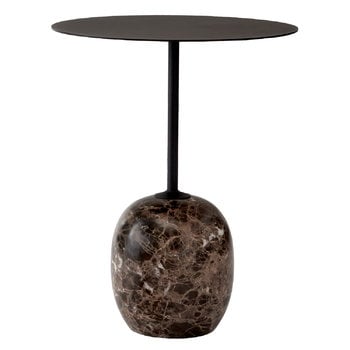 Coffee tables, Lato LN8 coffee table, black - Emperador marble, Black