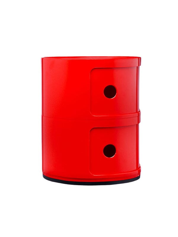 Storage units, Componibili storage unit, 2 modules, red, Red