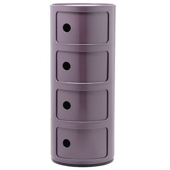 Storage units, Componibili storage unit, 4 modules, purple, Purple