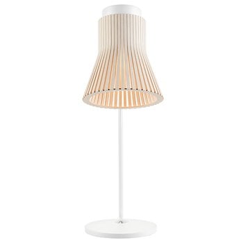 Desk lamps, Petite 4620 table lamp, birch, White