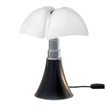 Lighting, Minipipistrello table lamp, dimmable, dark brown, Brown