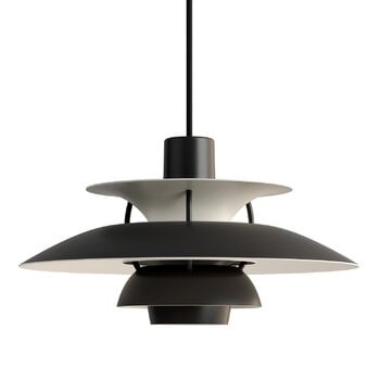 Pendant lamps, PH 5 Mini Monochrome pendant, black, Black