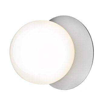 Wall lamps, Liila 1 wall/ceiling lamp, medium, silver - opal, Silver