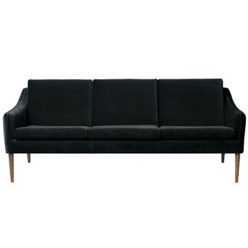 Sofas, Mr Olsen sofa, 3-seater, smoked oak - dark petrol, Blue