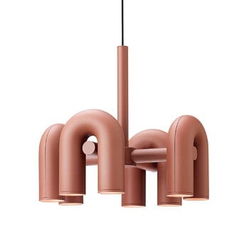 Pendant lamps, Cirkus chandelier, small, terracotta, Brown