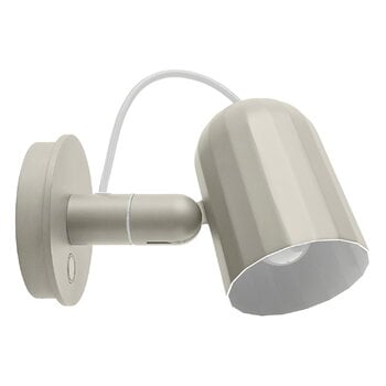 Wall lamps, Noc Wall Button wall lamp, off white, White