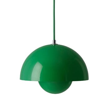 Pendant lamps, Flowerpot VP1 pendant, signal green, Green