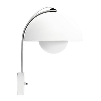 Wall lamps, Flowerpot VP8 wall lamp, matt white, White