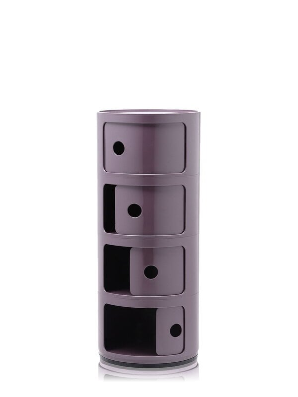 Storage units, Componibili storage unit, 4 modules, purple, Purple