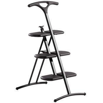 Step stools & ladders, Tiramisù step ladder, black, Black