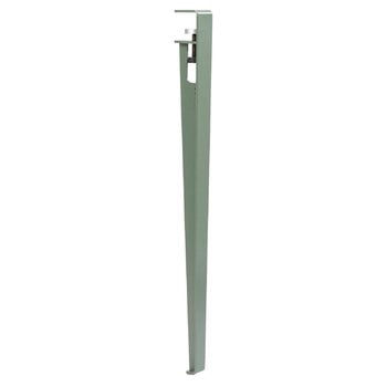 Dining tables, Table and desk leg 75 cm, 1 piece, eucalyptus grey, Green