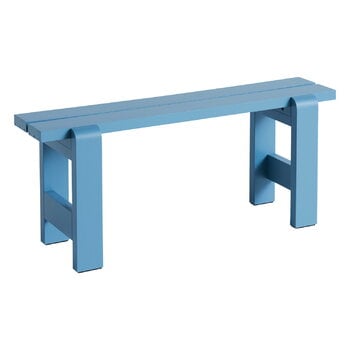 Outdoor benches, Weekday bench, 111 x 23 cm, azure blue, Blue