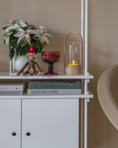 Lighting, Candlelight lantern, light oak, Natural