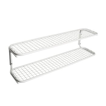 Shoe racks, Classic shoe rack, 100 cm, white, White