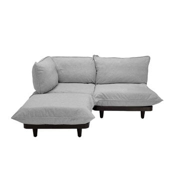 Outdoor sofas, Paletti sofa, 3 modules, left, rock grey, Gray