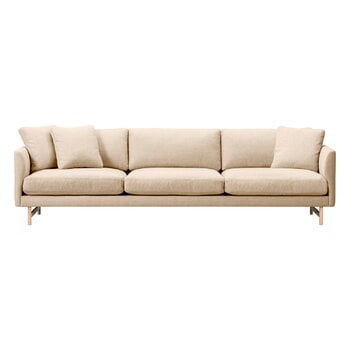 Sofas, Calmo sofa 80, 3-seater, lacquered oak - Sunniva 811, Beige