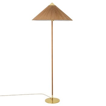 Floor lamps, Tynell 9602 floor lamp, brass - bamboo, Gold