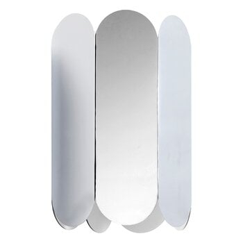 Wall lamps, Arcs Wall Sconce, mirror, Silver