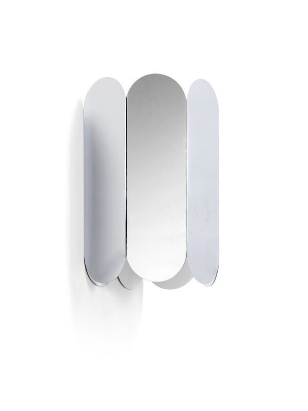 Wall lamps, Arcs Wall Sconce, mirror, Silver