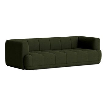 Sofas, Quilton 3-seater sofa, green Vidar 972, Green