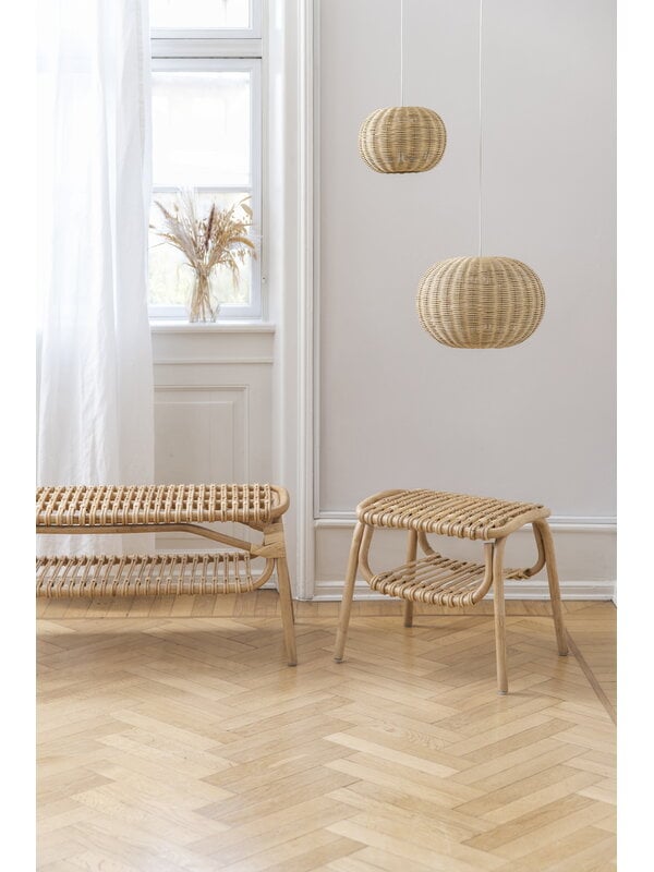 Pendant lamps, Tangelo lampshade, L, natural rattan, Natural