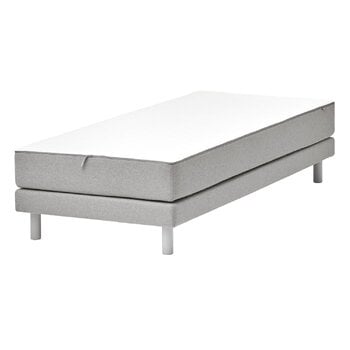 Bed frames, Aina bed, 120 x 200 cm, light grey, Gray