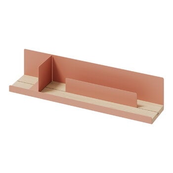 Wall shelves, Edit 6 shelf, terracotta, Brown