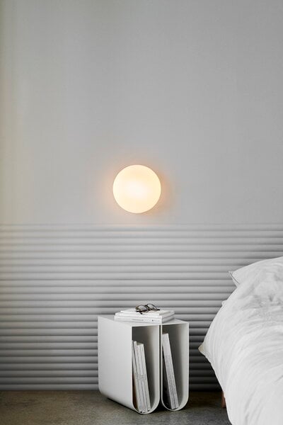 Wall lamps, Opa wall lamp, opal, White