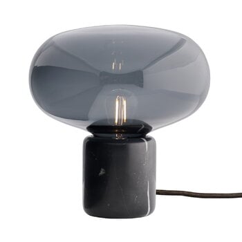 Lighting, Karl-Johan table lamp, black marble, Black