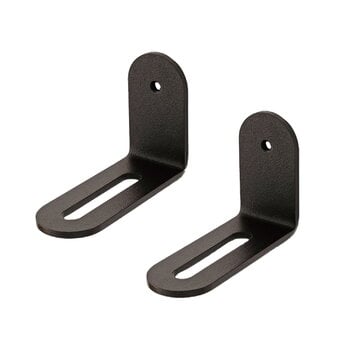 TV stands, Angle bracket, 2 pcs, charcoal, Gray