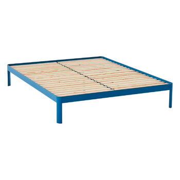 Beds, Bed frame with slats, dark blue, Blue