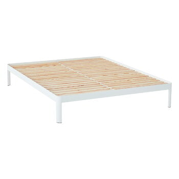 Bed frames, Bed frame with slats, white, White