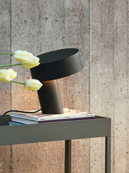 Table lamps, Slant table lamp, soft black, Black