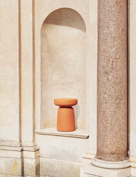 Side & end tables, Tototò side table, terracotta, Brown